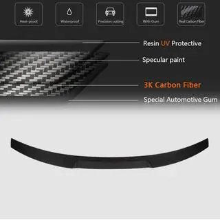 M4-Style V2 spoiler (för G22/G82, kolfiber) foto 3