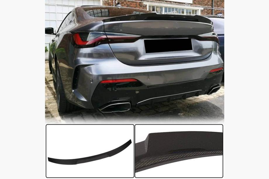 BMW 4-serien G22/23/26 2020– Bakluckespoiler i kolfiber V9 (Coupe) Image