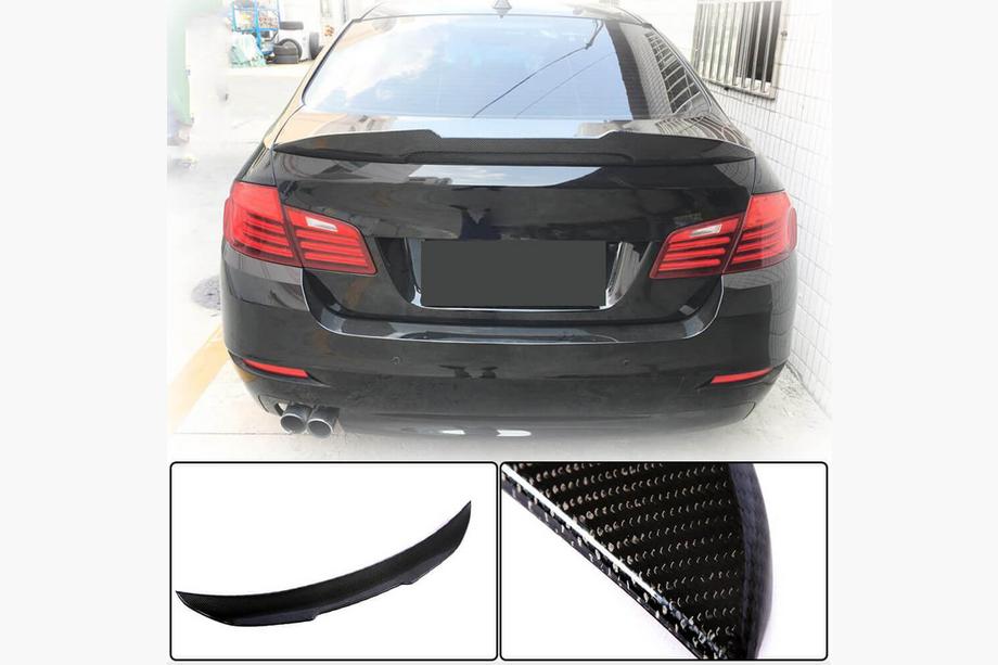 BMW 5-serien F10/F11 2010–2016 Bakluckespoiler Carbon V5 (SD) Image