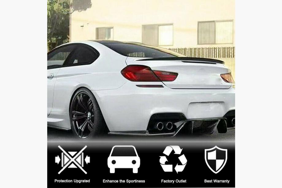 BMW 6-serien F12/F13/F06 2011–2018 Bakluckespoiler Carbon V5 (för F06/F13) Foto 2