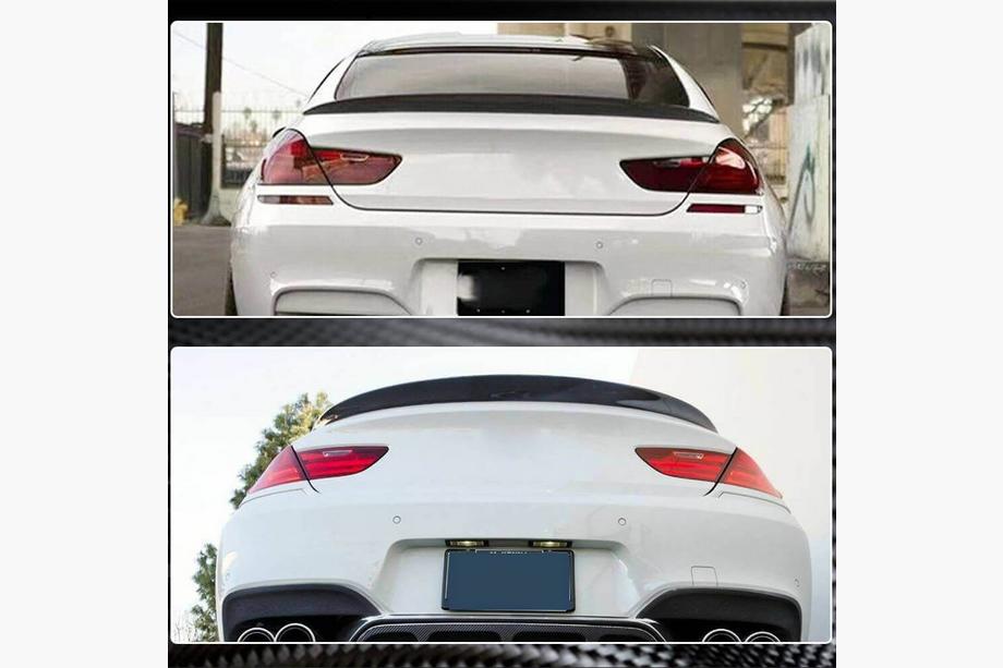 BMW 6-serien F12/F13/F06 2011–2018 Bakluckespoiler Carbon V5 (för F06/F13) Foto 4