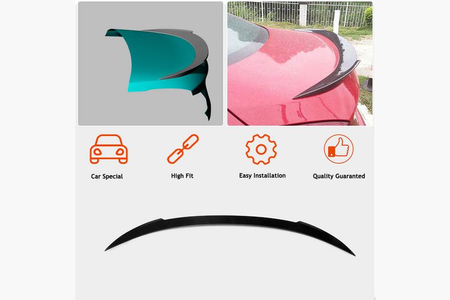 BMW 6-serien F12/F13/F06 2011–2018 Bagageluckespoiler FRP V7 (för F12) Foto 3