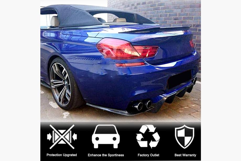BMW 6-serien F12/F13/F06 2011–2018 Bagageluckespoiler FRP V7 (för F12) Foto 4