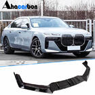 BMW 7-serie G70/G71 2022– Bakre bagageluckespoiler, blank svart ABS (3 st/set) foto 1