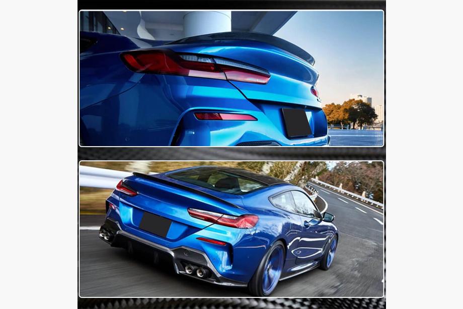 BMW 8-serie G14/G15/G16 2018– P-Style-spoiler (för G15/F92, kolfiber) Foto 6