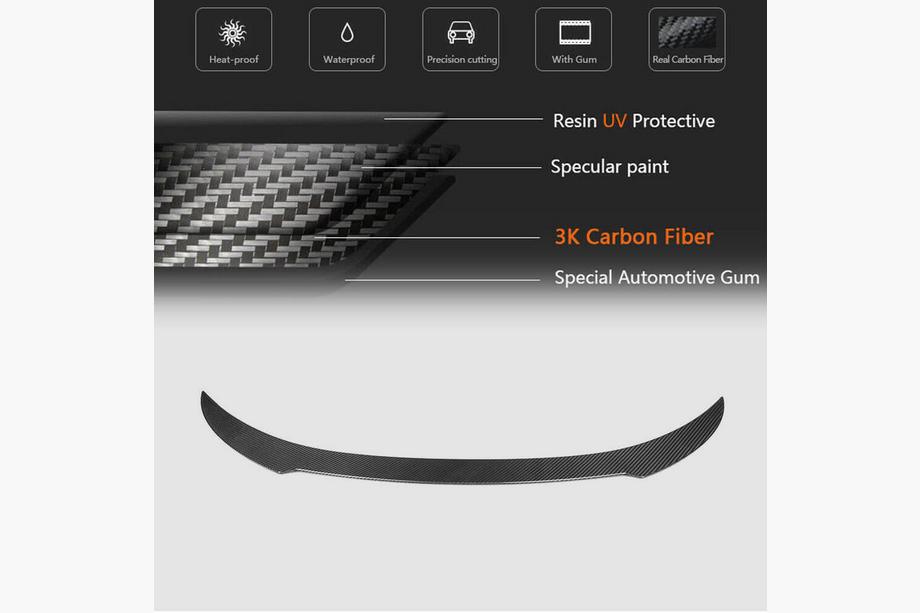 BMW 8-serie G14/G15/G16 2018– PSM-Style spoiler (för G15/F92, kolfiber) Foto 6