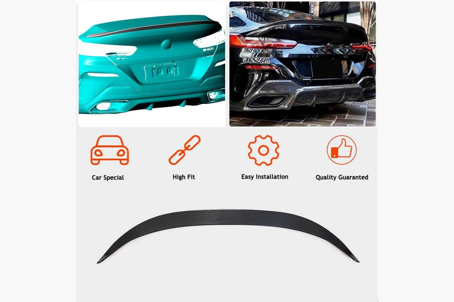 BMW 8-serie G14/G15/G16 2018– P-Style spoiler (för G16/F93, kolfiber) Foto 2