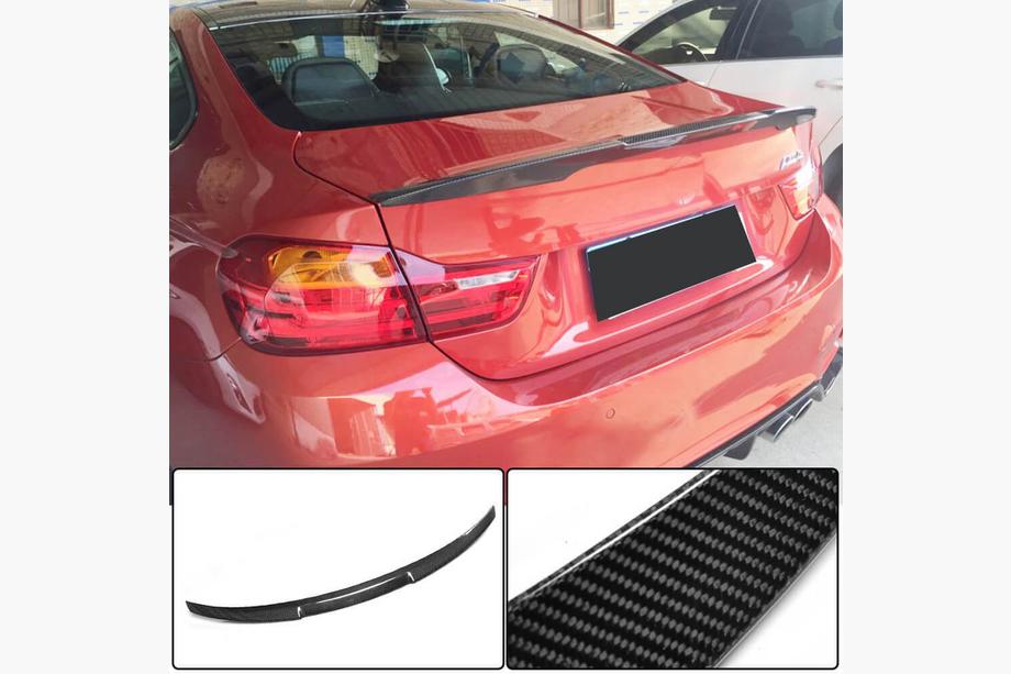 BMW 4-serie F32/F33/F36 2012–2020 M4-Style V4 spoiler (för F82, kolfiber) Image