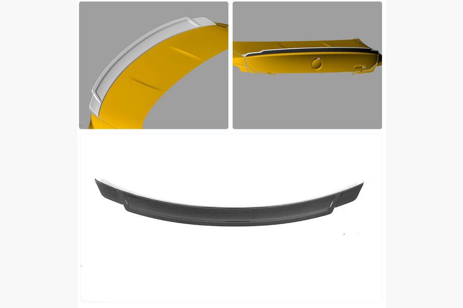 BMW 4-serie F32/F33/F36 2012–2020 Spoiler V2 (för F82, kolfiber) Foto 2