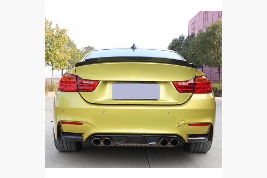 BMW 4-serie F32/F33/F36 2012–2020 Spoiler V2 (för F82, kolfiber) Foto 4