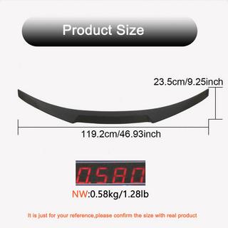M4-Style V2 bakspoiler (för F82, kolfiber) BMW 4-serie F32/F33/F36 2012–2020 foto 4