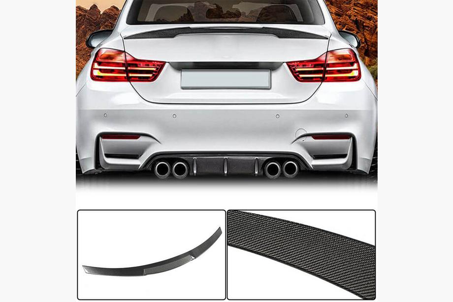 BMW 4-serie F32/F33/F36 2012–2020 Bagageluckespoiler Carbon V8 (för F82) Image