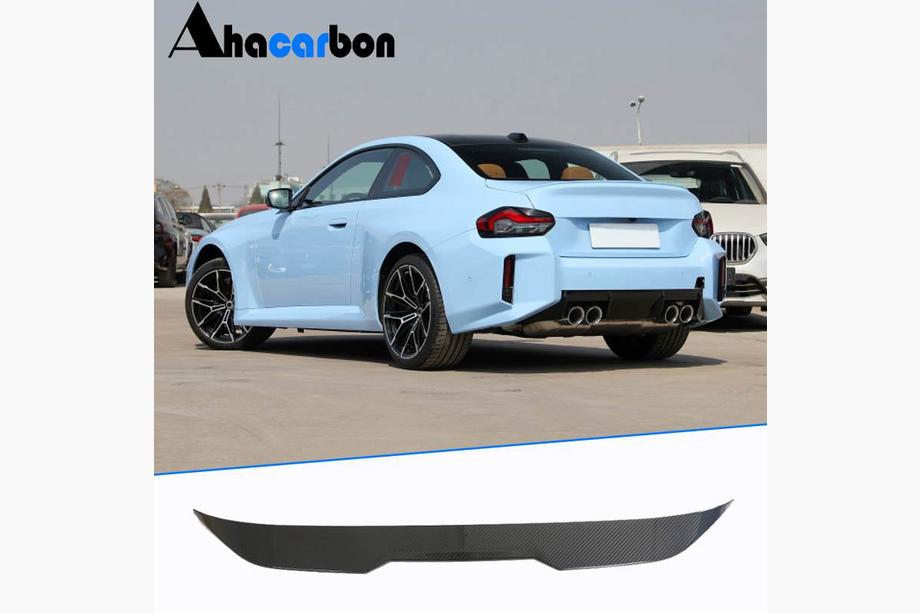 BMW 2-serie G42 2021– Bakluckespoiler i Dry Carbon V4 (för G87) Image