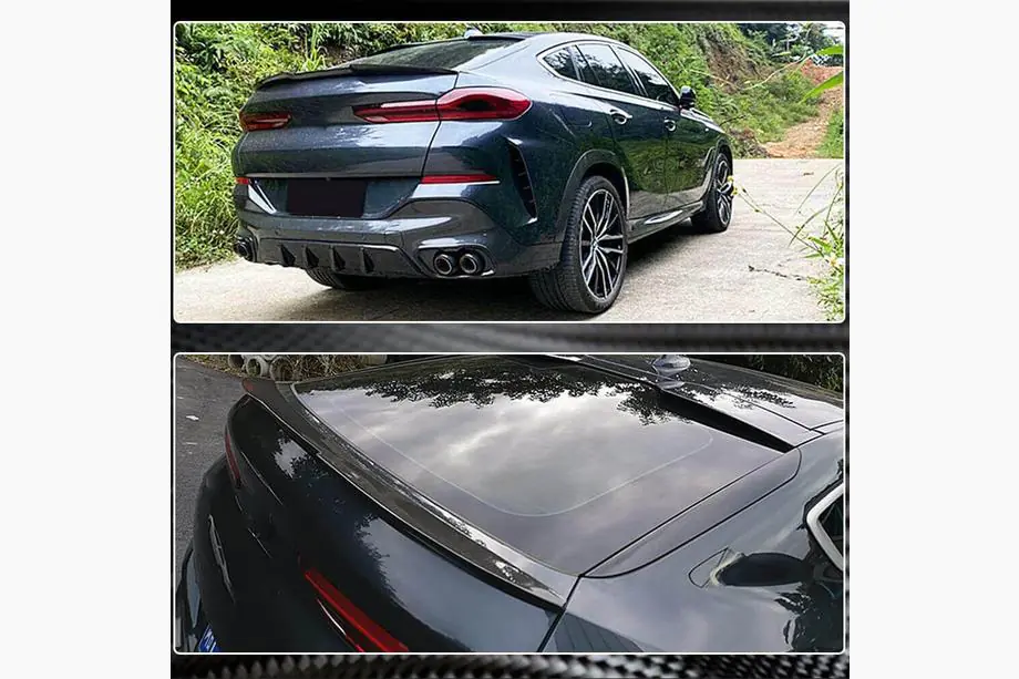 BMW X6 G06 2019–2027 PSM-Style spoiler (kolfiber) Foto 4