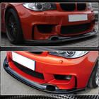 BMW 1-serie E81/E82/E87/E88 2004–2011 Frontspoilerläpp Lip V2 (för 1M E82, kolfiber) foto 3