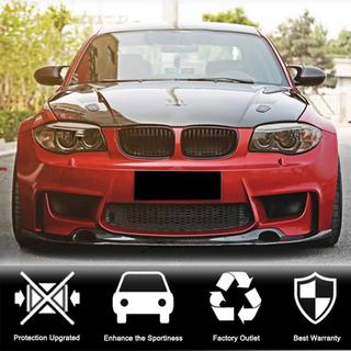 Frontspoilerläpp Lip V2 (för 1M E82, kolfiber) BMW 1-serie E81/E82/E87/E88 2004–2011 foto 2
