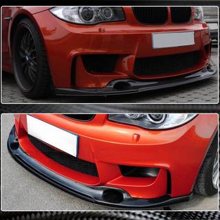 Frontspoilerläpp Lip V2 (för 1M E82, kolfiber) BMW 1-serie E81/E82/E87/E88 2004–2011 foto 3