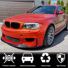 BMW 1-serie E81/E82/E87/E88 2004–2011 Frontläpp till stötfångaren Lip V1 (för 1M E82, kolfiber) foto 2