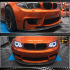 BMW 1-serie E81/E82/E87/E88 2004–2011 Frontläpp till stötfångaren Lip V1 (för 1M E82, kolfiber) foto 5
