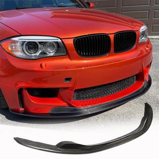Frontläpp till stötfångaren Lip V1 (för 1M E82, kolfiber) BMW 1-serie E81/E82/E87/E88 2004–2011 foto 1
