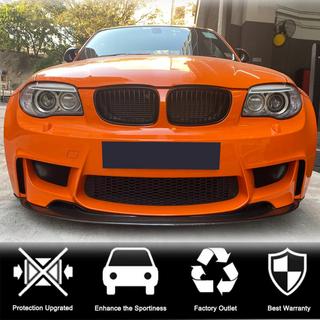 Frontläpp till stötfångaren Lip V1 (för 1M E82, kolfiber) BMW 1-serie E81/E82/E87/E88 2004–2011 foto 4