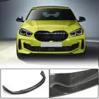 BMW 1-serien F40 2019–2024 Frontläpp Lip till främre stötfångare (för M-Sport, kolfiber) foto 1