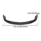 BMW 1-serien F40 2019–2024 Frontläpp Lip till främre stötfångare (för M-Sport, kolfiber) foto 6