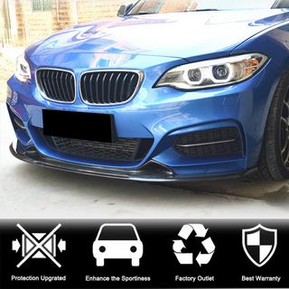 Främre läppspoiler V1 till främre stötfångare (för F22/F23 M-Sport, kolfiber) BMW 2-serien F22/F23 2014–2021 foto 2