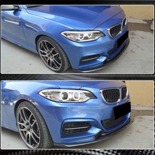 Främre läppspoiler V1 till främre stötfångare (för F22/F23 M-Sport, kolfiber) BMW 2-serien F22/F23 2014–2021 foto 4