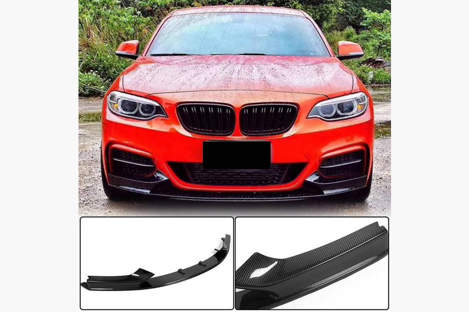 BMW 2-serien F22/F23 2014–2021 Frontsplitter V3 (för F22/23 M-Sport, kolfiber) Image
