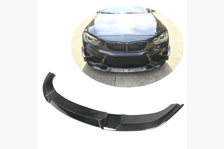 BMW 2-serien F22/F23 2014–2021 Frontläpp Lip V5 (för F87 M2, kolfiber) Image