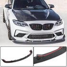 BMW 2-serien F22/F23 2014–2021 Frontläpp till stötfångare Lip V7 (för F87 M2 Competition, kolfiber) foto 2