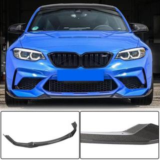 Frontläpp till främre stötfångaren Lip V3 (för F87 M2 Competition, kolfiber) BMW 2-serien F22/F23 2014–2021 foto 2