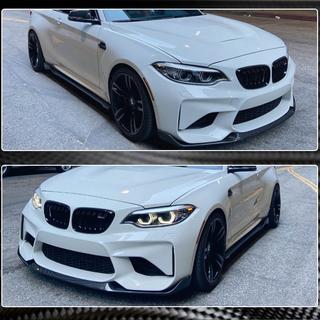 Frontläpp Lip V4 (för F87 M2 Competition, kolfiber) BMW 2-serien F22/F23 2014–2021 foto 4