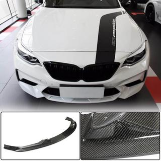 Frontläpp till stötfångare Lip V6 (för F87 M2 Competition, kolfiber) BMW 2-serien F22/F23 2014–2021 foto 1