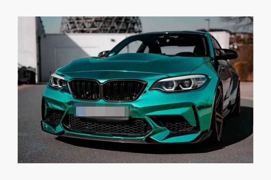 BMW 2-serien F22/F23 2014–2021 Frontläpp Lip V2 (för F87 M2 Competition, kolfiber) Foto 7