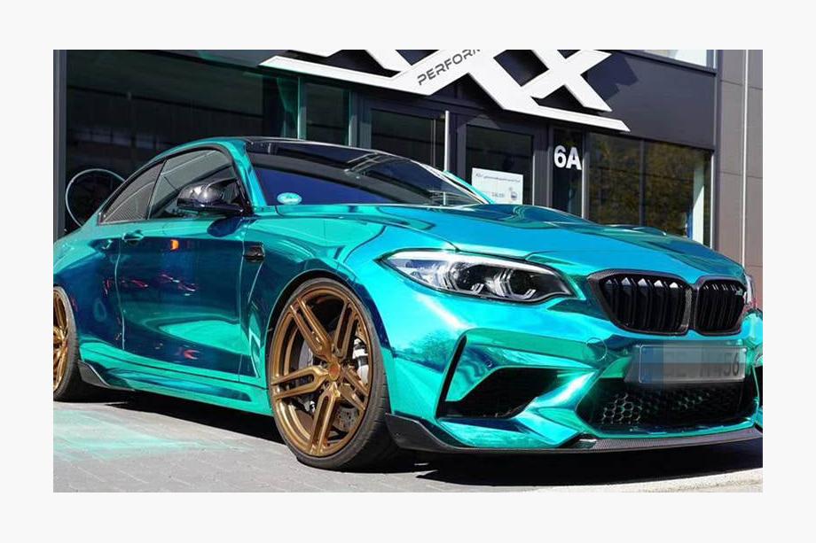 BMW 2-serien F22/F23 2014–2021 Frontläpp Lip V2 (för F87 M2 Competition, kolfiber) Foto 8