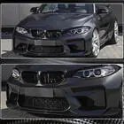BMW 2-serien F22/F23 2014–2021 Frontläpp till stötfångare Lip V4 (för F87 M2, kolfiber) foto 3
