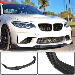 Frontläpp till stötfångare Lip V4 (för F87 M2, kolfiber) BMW 2-serien F22/F23 2014–2021 foto 1