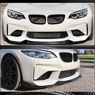 Frontläpp till stötfångare Lip V4 (för F87 M2, kolfiber) BMW 2-serien F22/F23 2014–2021 foto 4