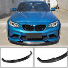 BMW 2-serien F22/F23 2014–2021 Frontläpp till främre stötfångare Lip V1 (för F87 M2, kolfiber) foto 1