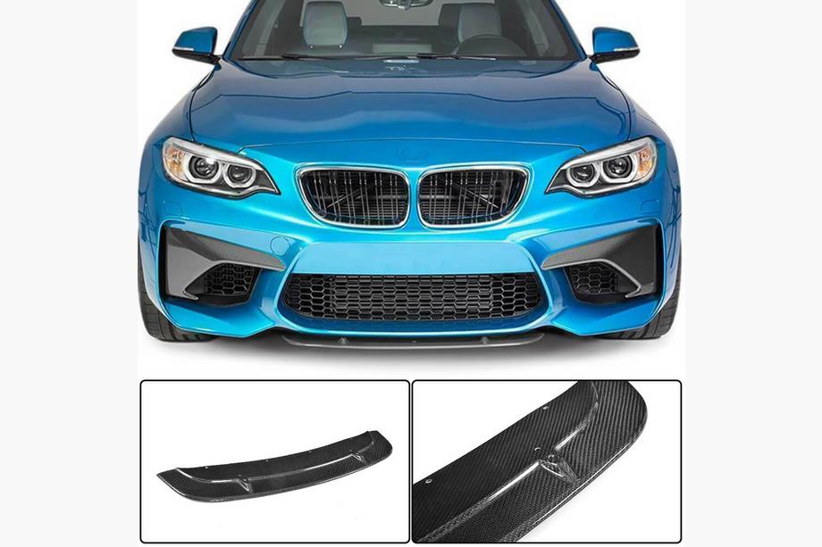 BMW 2-serien F22/F23 2014–2021 Frontsplitter Lip V7 (för F87 M2/M2C, kolfiber) Image