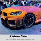 BMW 2-serie G42 2021– Frontläpp till främre stötfångare Lip V1 (för G87, kolfiber) foto 10