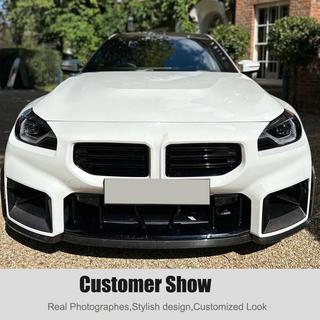 Frontläpp till främre stötfångare Lip V1 (för G87, kolfiber) BMW 2-serie G42 2021– foto 4