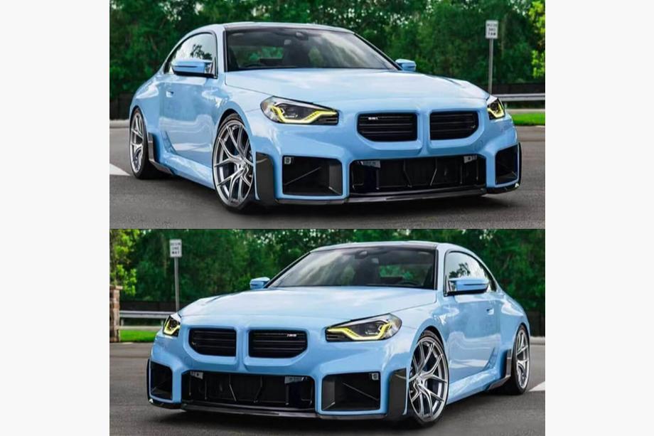 BMW 2-serie G42 2021– ABS frontläpp till främre stötfångare V3 (för G87) Foto 2