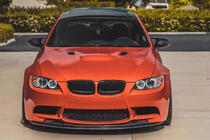 BMW 3-serien E92/E93 2006–2013 Främre stötfångarläpp Lip Hamman-Style V1 (för M3, kolfiber) foto 2