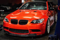 BMW 3-serien E92/E93 2006–2013 Främre stötfångarläpp Lip Hamman-Style V1 (för M3, kolfiber) foto 5