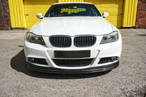 BMW 3-serie E90/E91 2005–2011 Frontläpp till främre stötfångare (för E90 M-Sport 2008-2011, kolfiber) foto 2