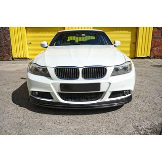 Frontläpp till främre stötfångare (för E90 M-Sport 2008-2011, kolfiber) foto 2