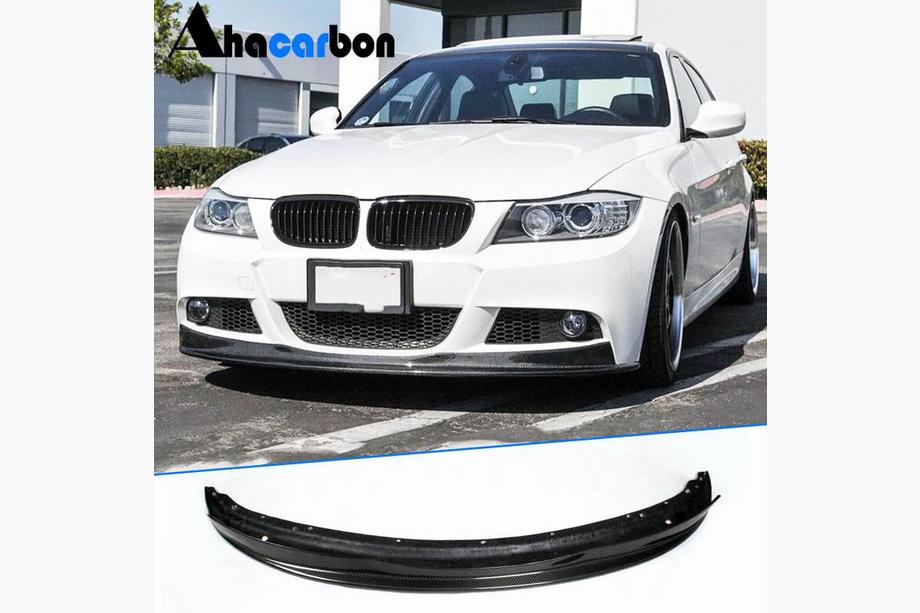 BMW 3-serie E90/E91 2005–2011 Frontläpp till främre stötfångare (för E90 M-Sport 2008-2011, kolfiber) Image